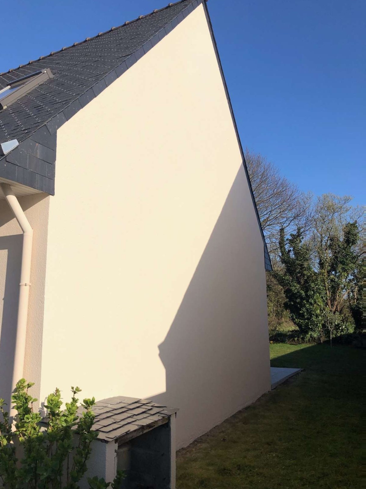 Façade pignon — après traitement